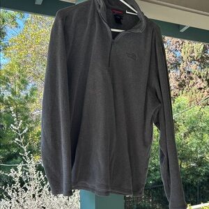 The North Face Charcoal Quarter-Zip Fleece